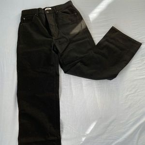 UNIQLO HIGH WAISTED WIDE LEG PANTS